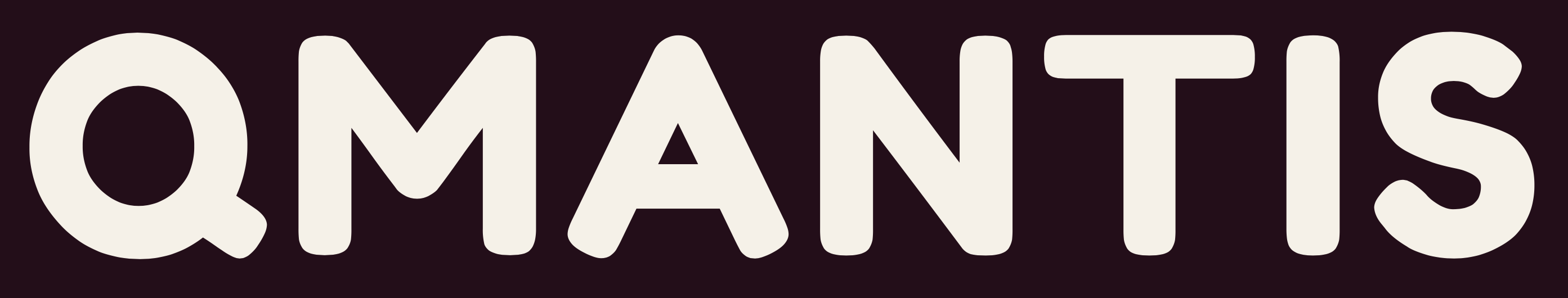 Qmantis logo text